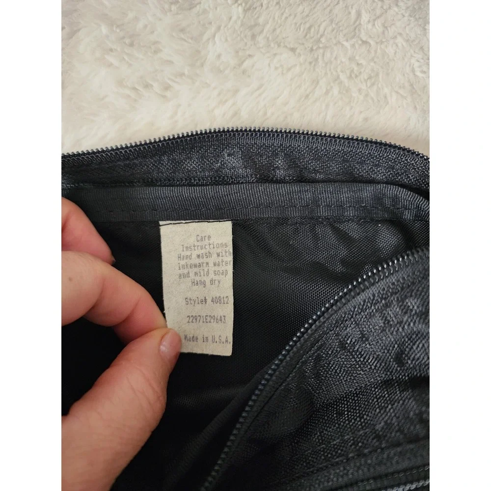 Vintage 90's Black Jansport Fanny Pack With 2 H2OBottle Pockets Adjustable Strap